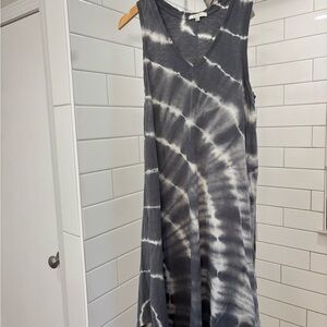 Z Supply Midi Tank Tie-Dye Sleeveless Dress